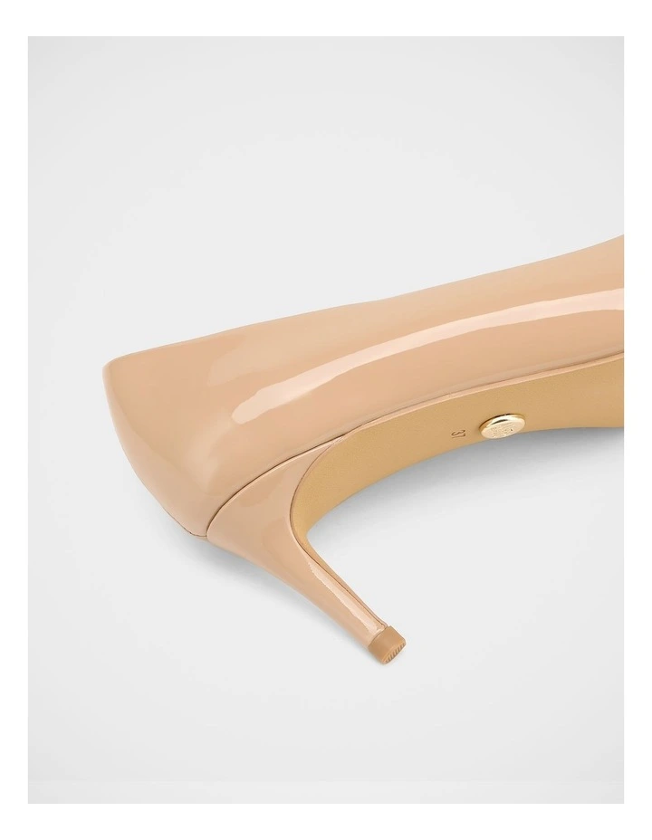 Gabe Patent Leather Pumps in Nude image 3