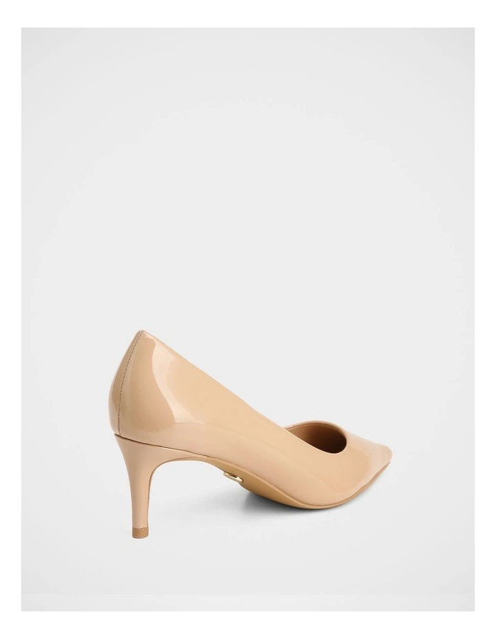 Gabe Patent Leather Pumps in Nude image 4