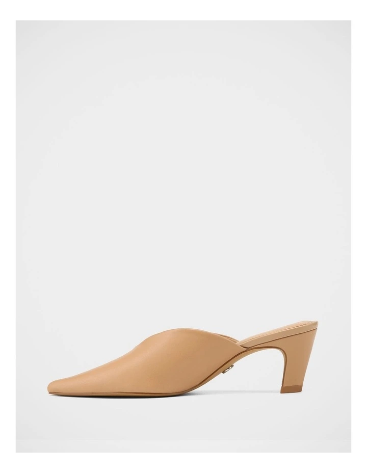 Gilly Leather Mules in Blush image 6