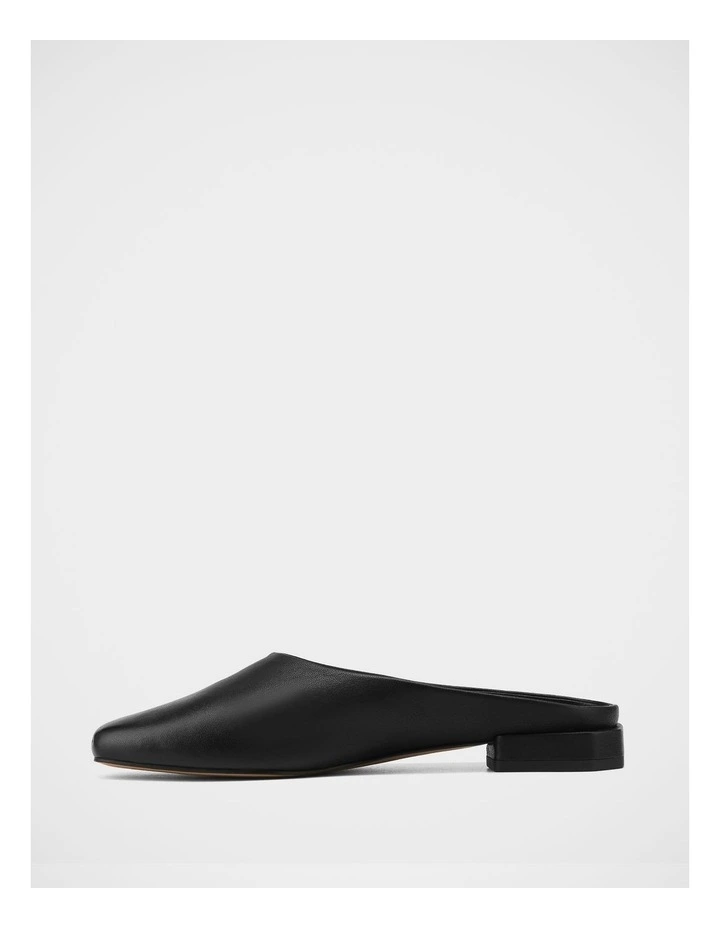 Dalton Leather Mule in Black image 6