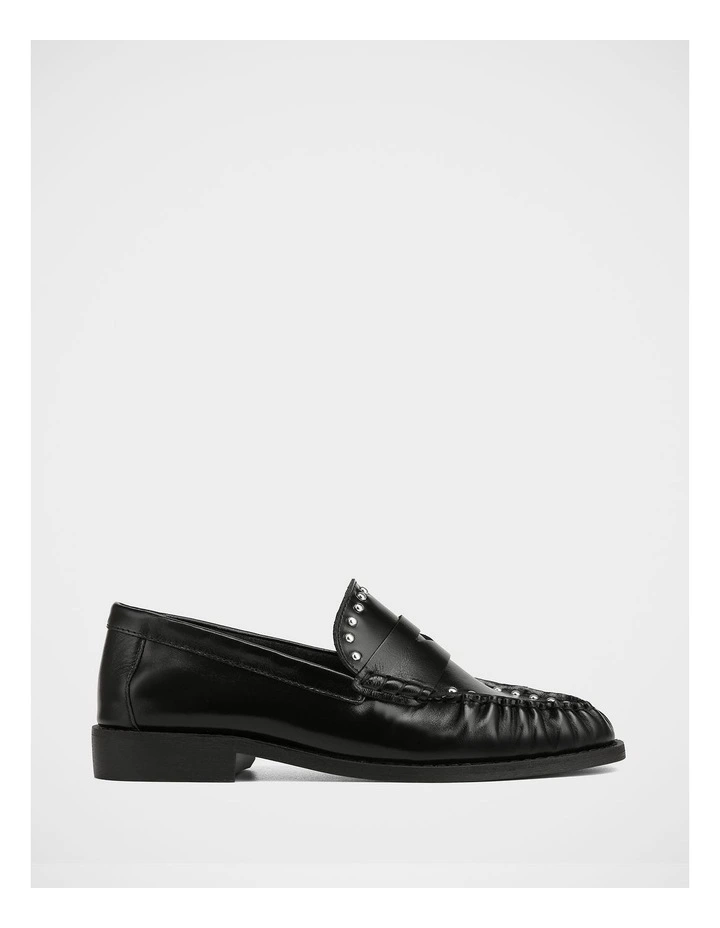 Finley Leather Loafer in Black image 1