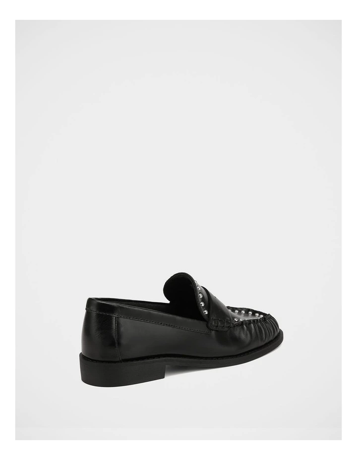Finley Leather Loafer in Black image 4
