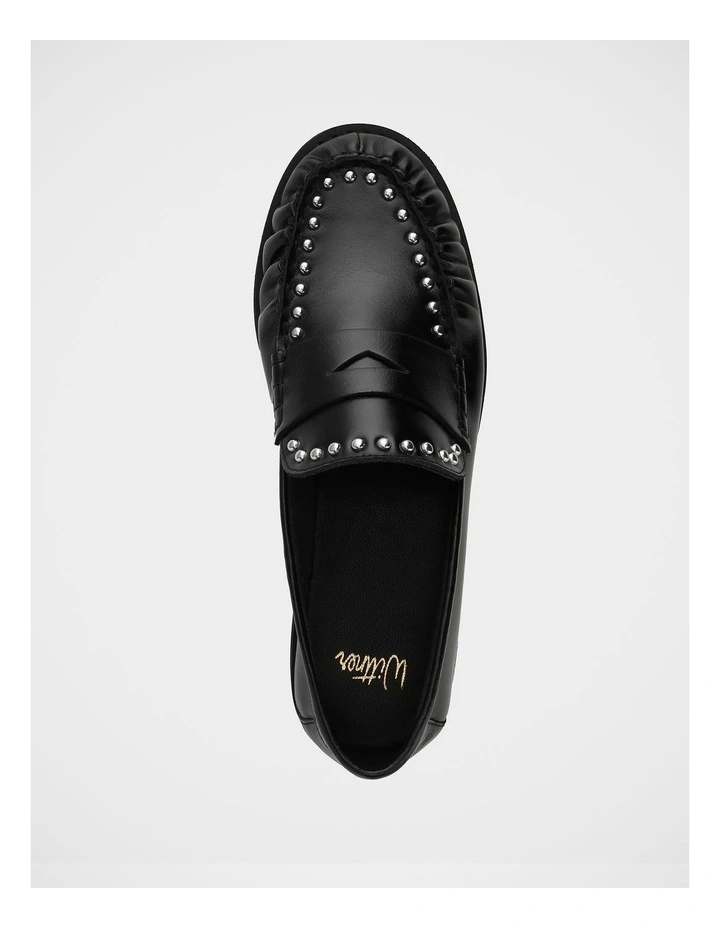 Finley Leather Loafer in Black image 5