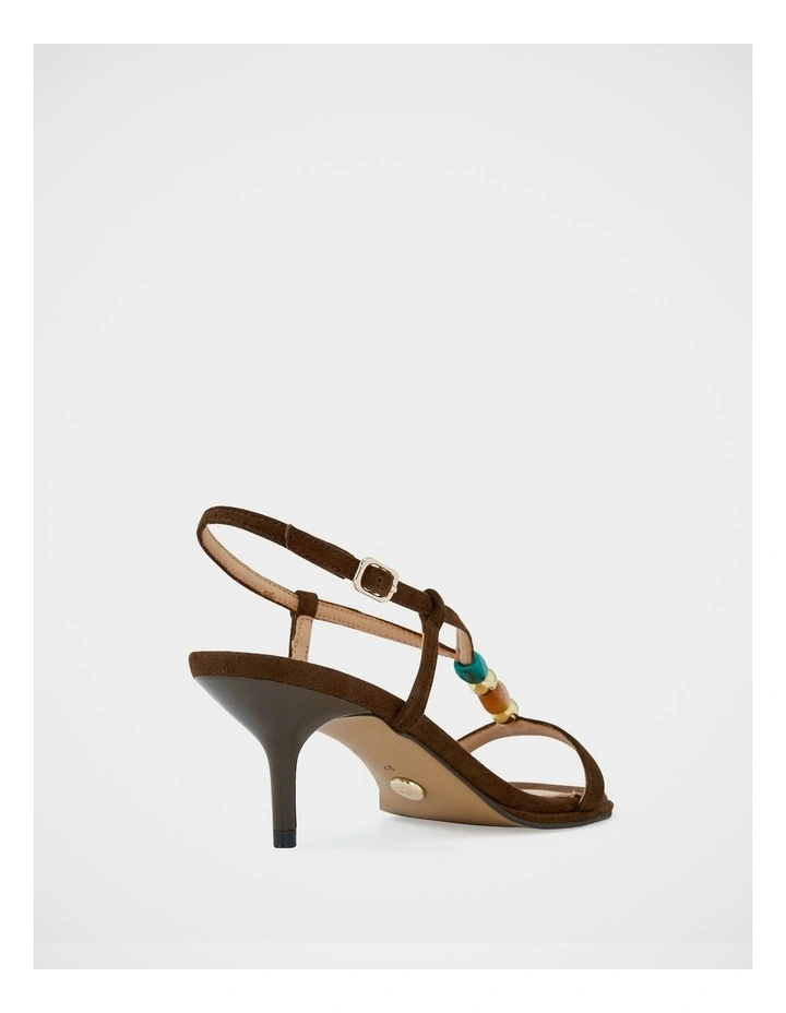 Nyx Suede Leather Sandals in Brown image 4