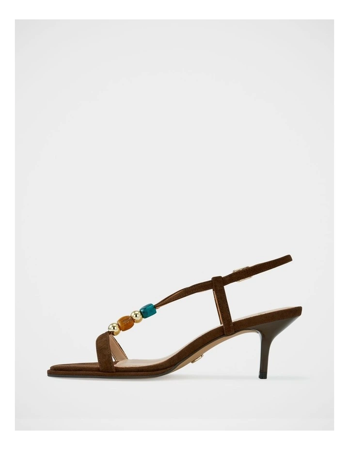 Nyx Suede Leather Sandals in Brown image 6