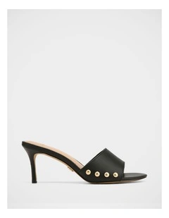 Olsen Leather Sandals in Black