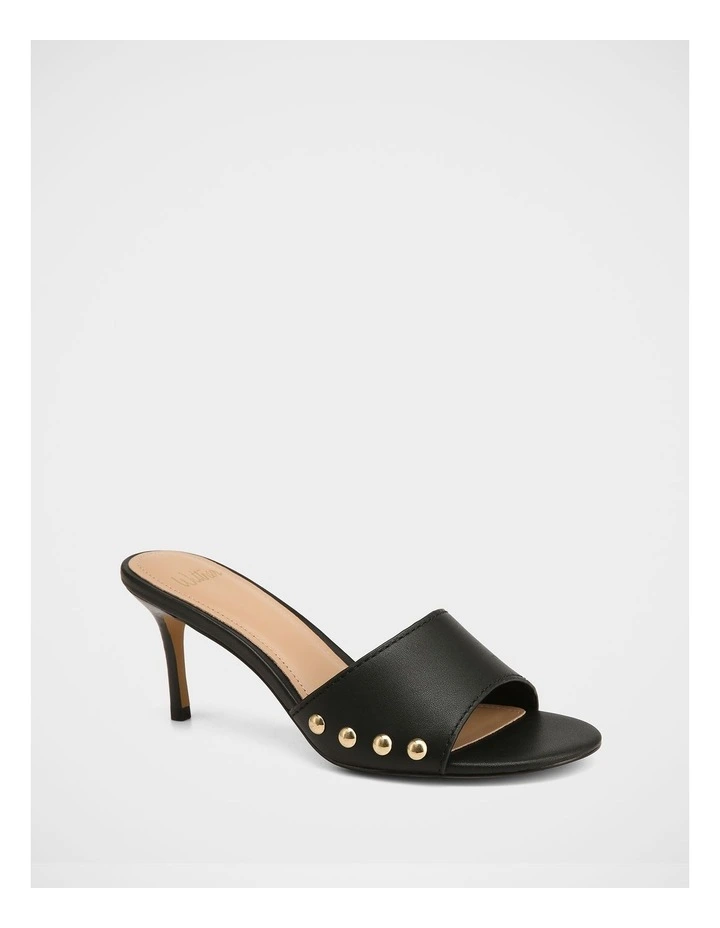 Olsen Leather Sandals in Black image 2