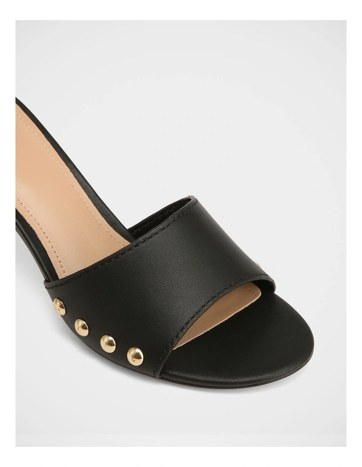 Olsen Leather Sandals in Black image 3
