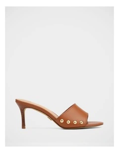 Olsen Leather Sandals in Chestnut