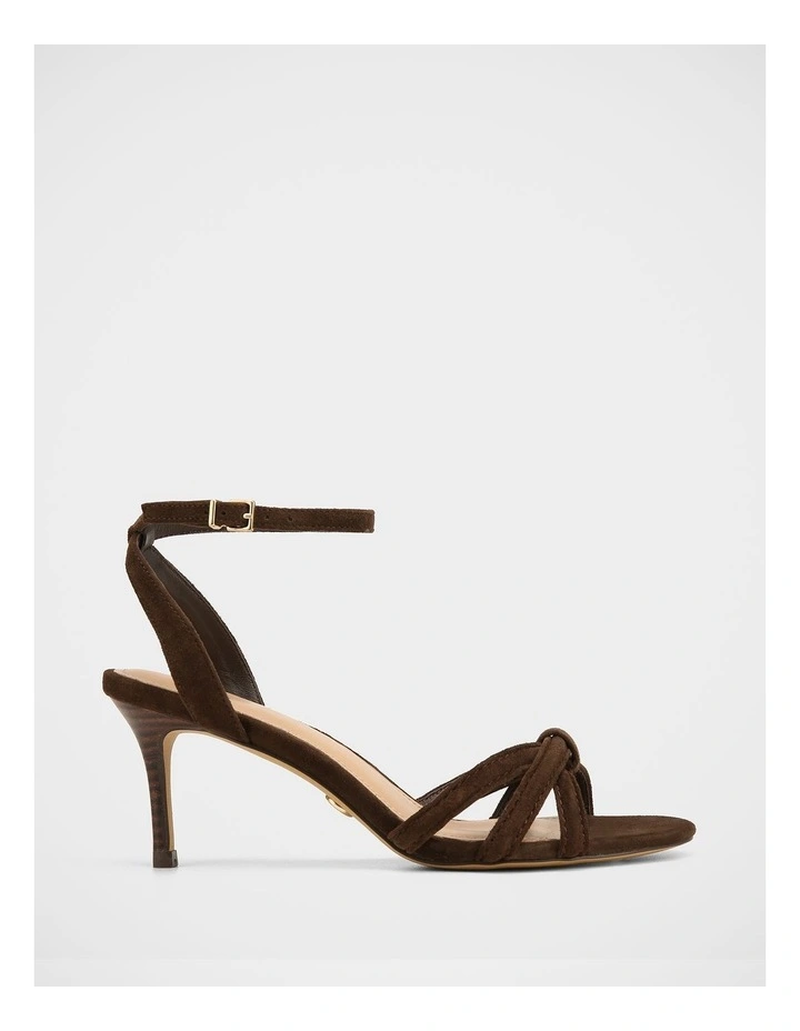 Opie Suede Leather Sandals in Espresso image 1