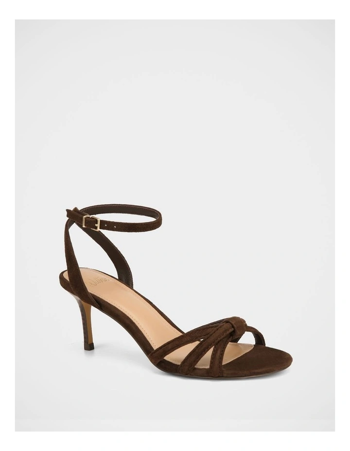 Opie Suede Leather Sandals in Espresso image 2