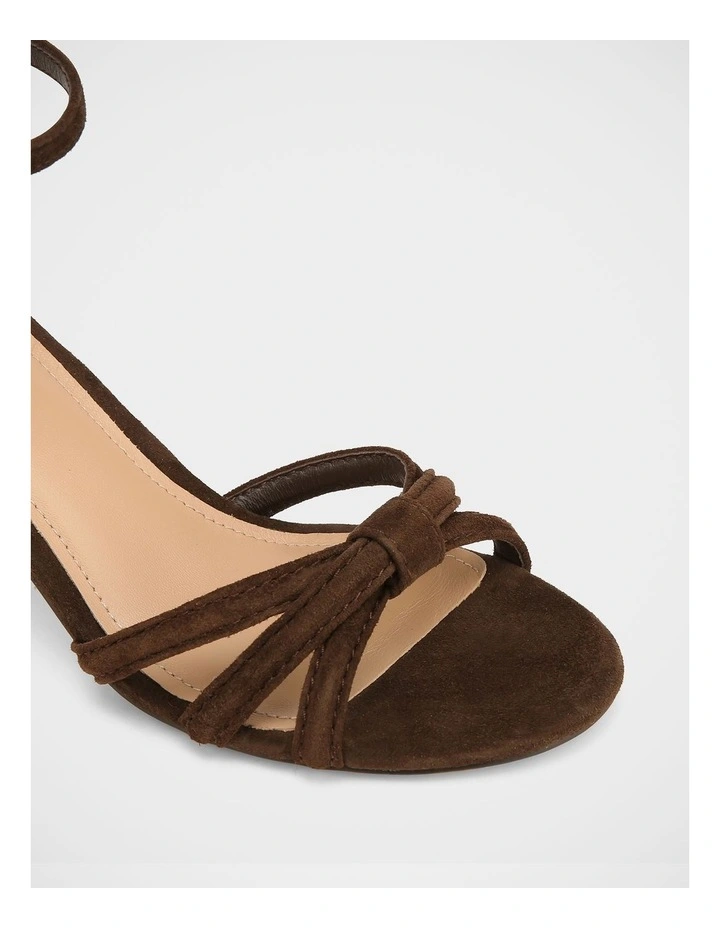 Opie Suede Leather Sandals in Espresso image 3
