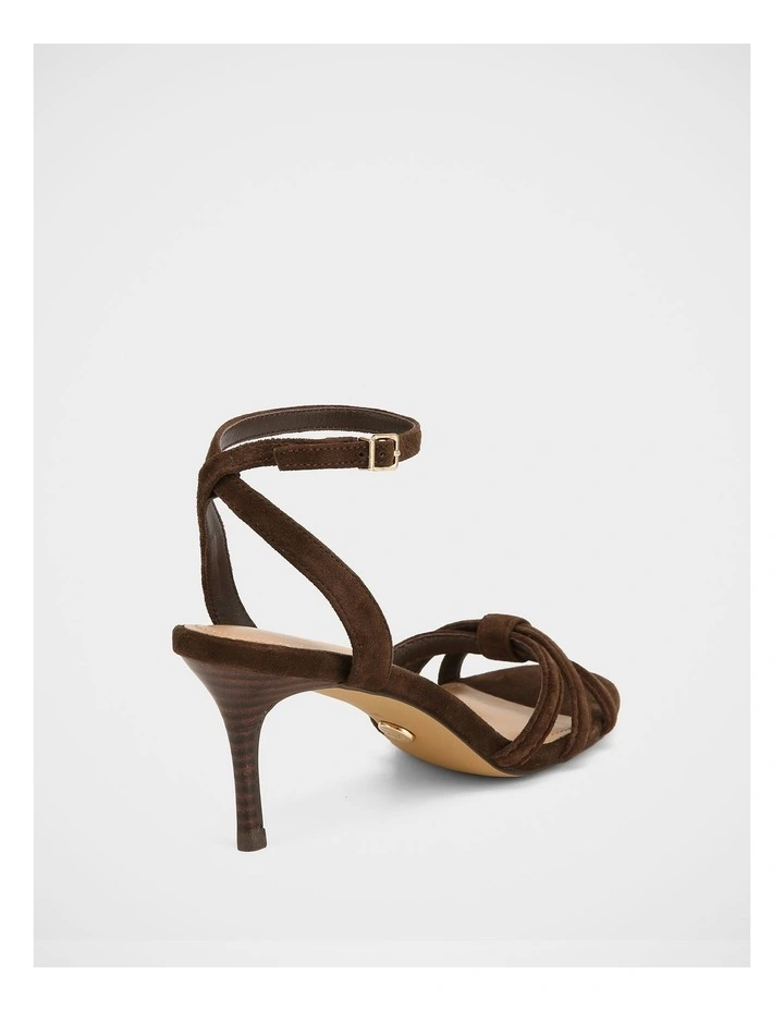 Opie Suede Leather Sandals in Espresso image 4
