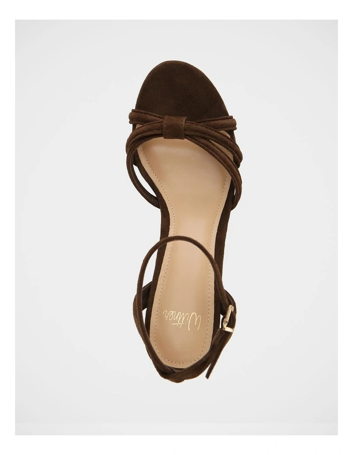 Opie Suede Leather Sandals in Espresso image 5