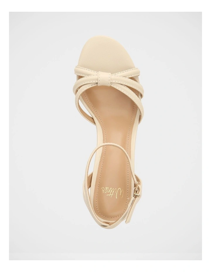 Opie Leather Sandals in Ivory image 5