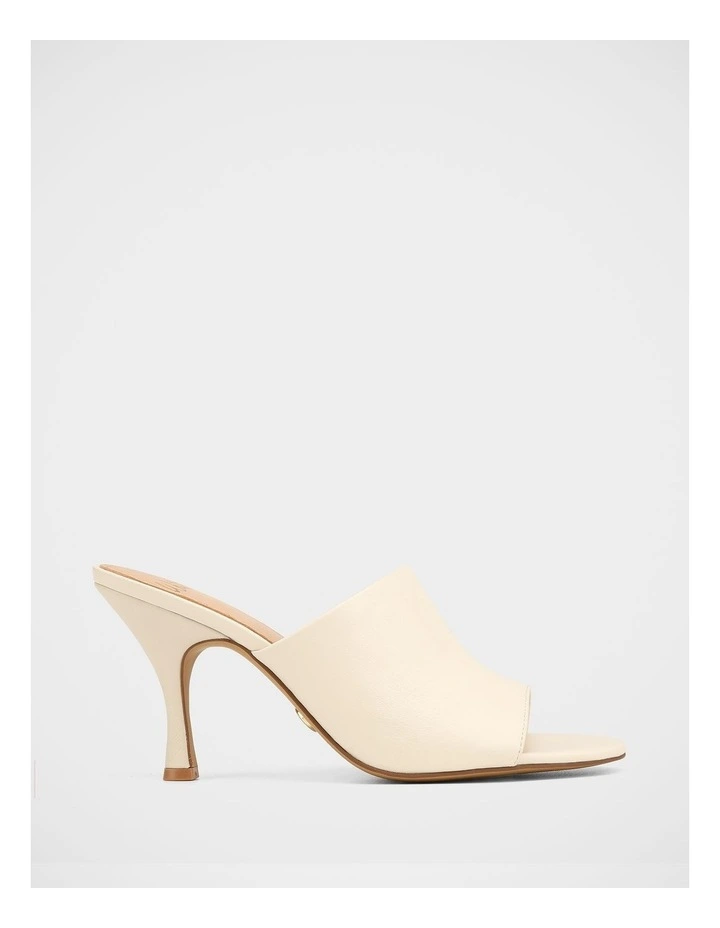 Pia Leather Sandals in Ivory image 1