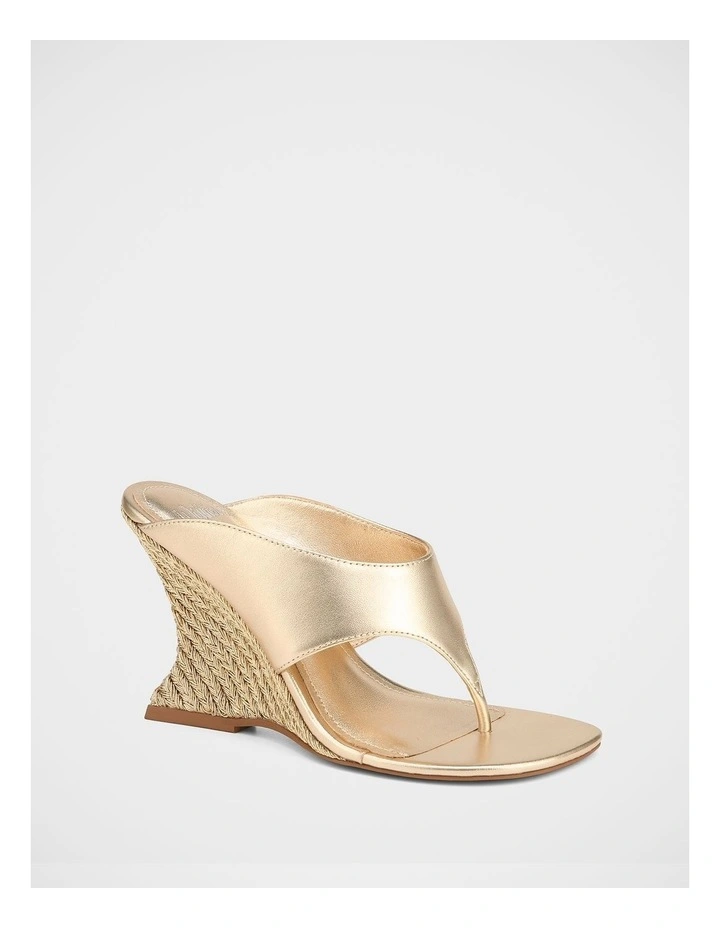 WITTNER VIOLET WEDGES CHAMPAGNE LEATHER image 2