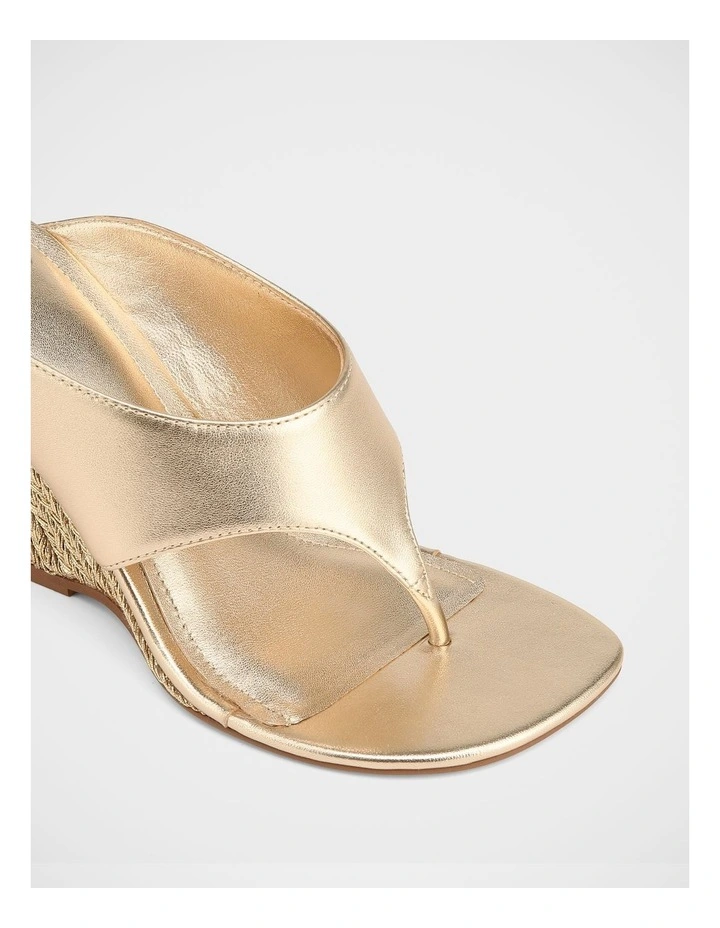 WITTNER VIOLET WEDGES CHAMPAGNE LEATHER image 3