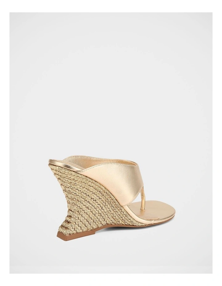WITTNER VIOLET WEDGES CHAMPAGNE LEATHER image 4