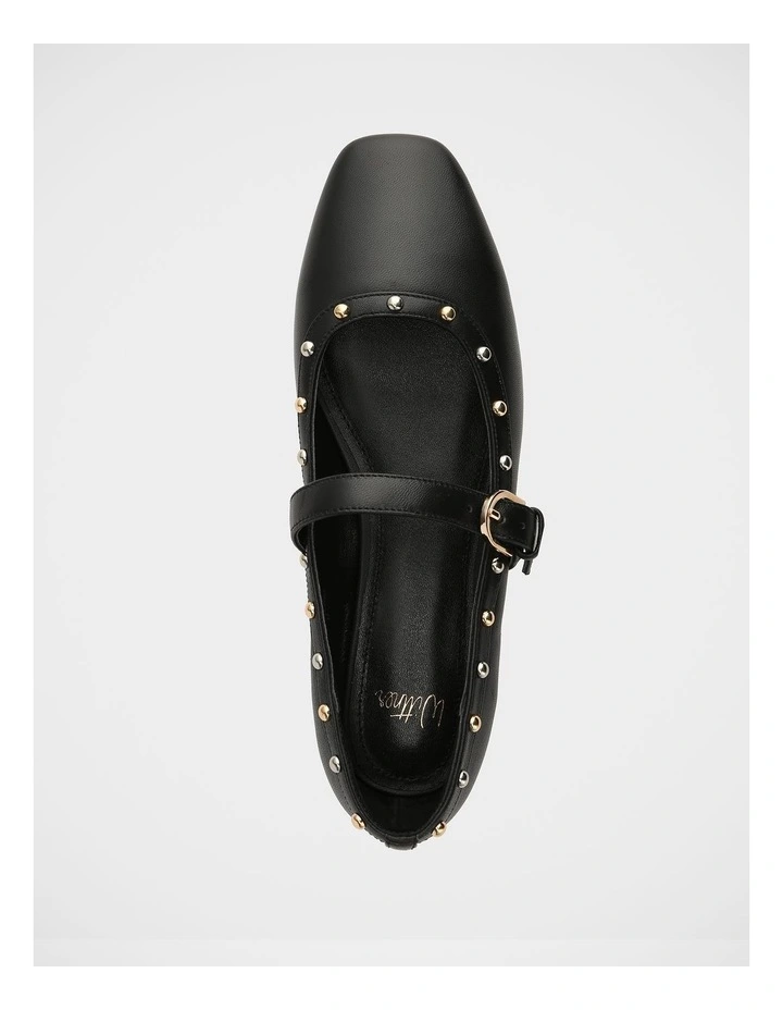 Bailey Leather Mary Janes in Black image 5