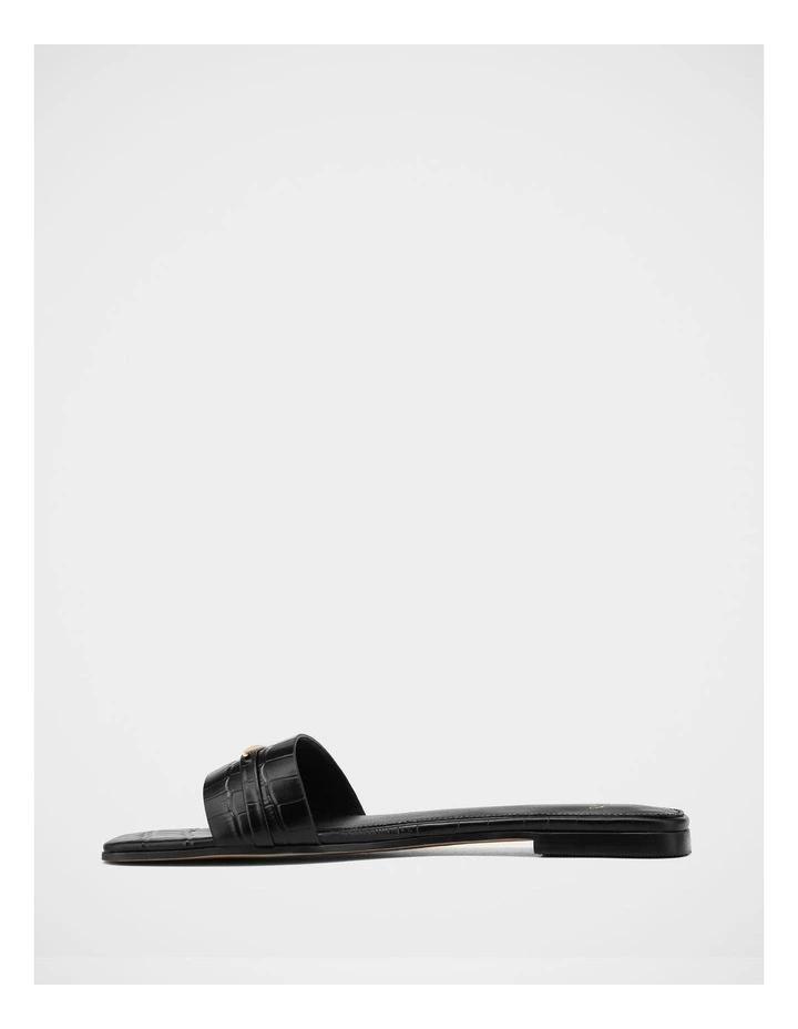 Ash Leather Sandals in Black image 6