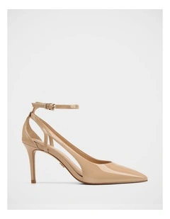 Sawyer Patent Leather Heels in Nude