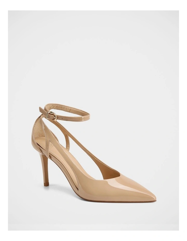 Sawyer Patent Leather Heels in Nude image 2