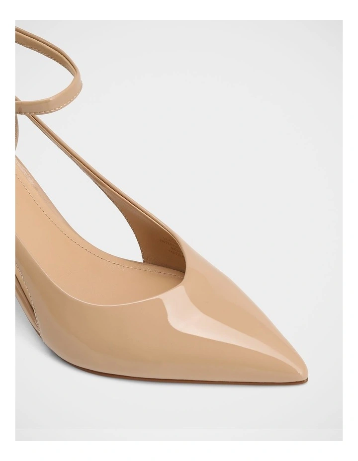 Sawyer Patent Leather Heels in Nude image 3