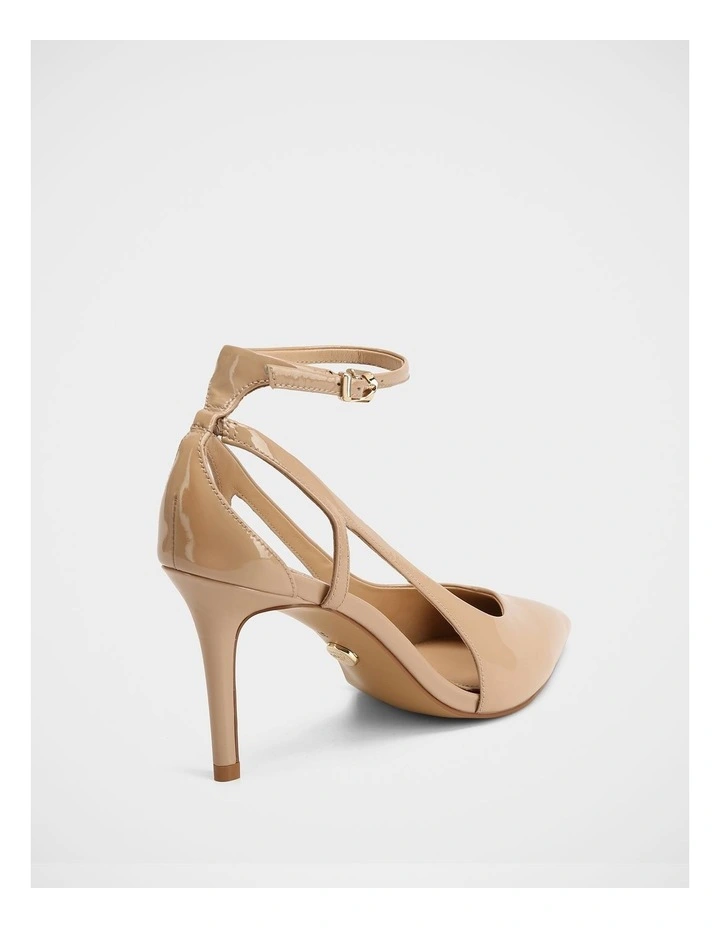 Sawyer Patent Leather Heels in Nude image 4