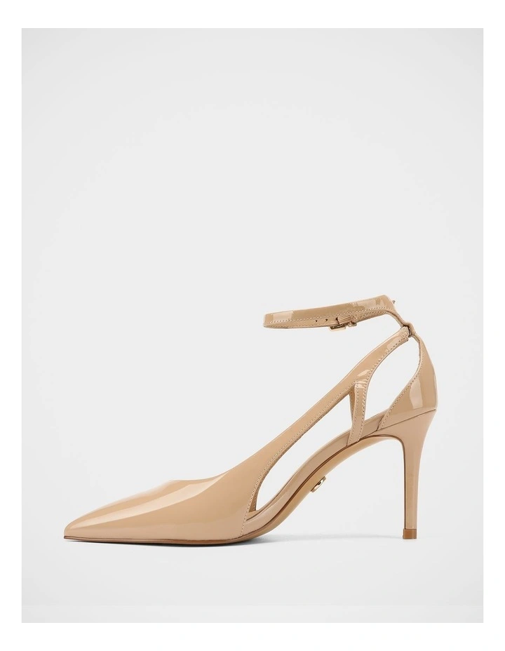 Sawyer Patent Leather Heels in Nude image 6