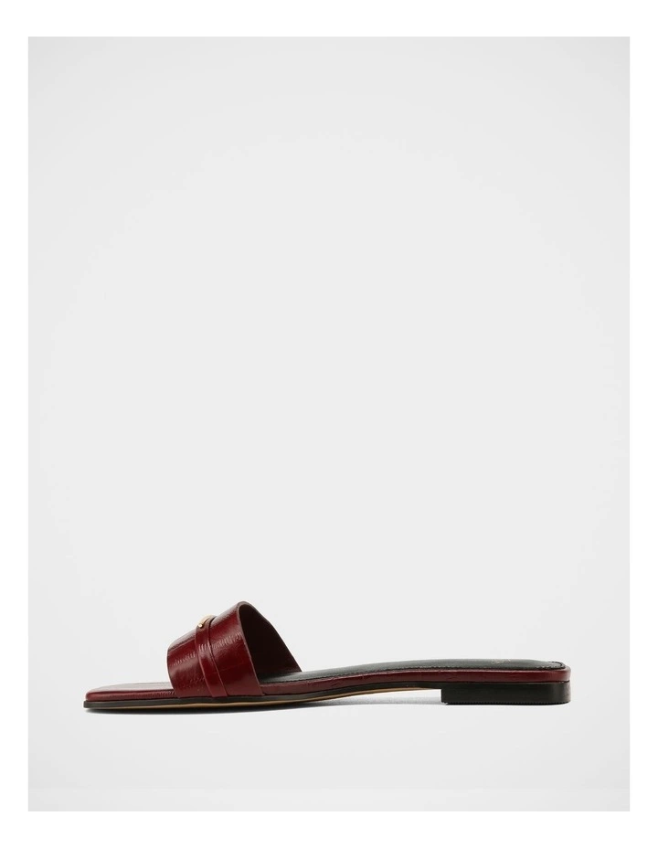 Ash Leather Sandals in Berry image 6