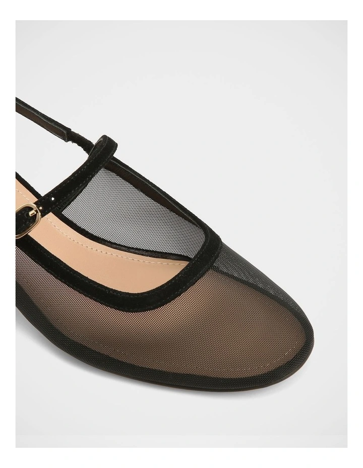 Jett Mesh Slingback in Black image 3