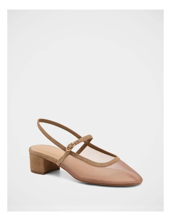 Jett Mesh Slingback in Oyster image 2