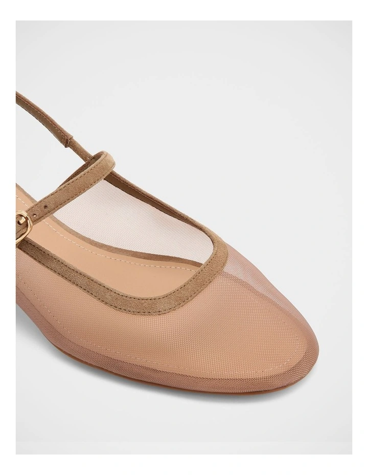 Jett Mesh Slingback in Oyster image 3