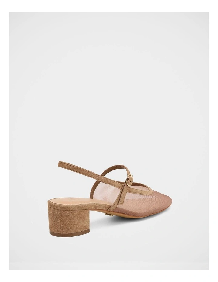 Jett Mesh Slingback in Oyster image 4