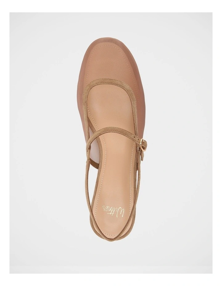 Jett Mesh Slingback in Oyster image 5
