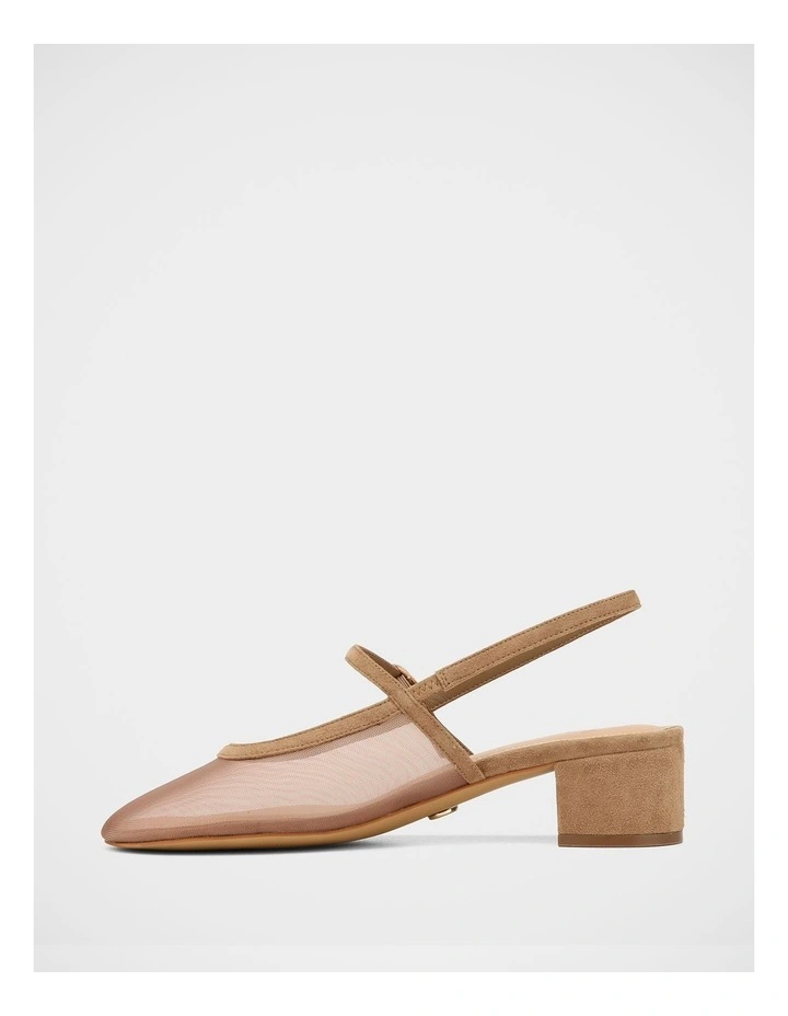 Jett Mesh Slingback in Oyster image 6