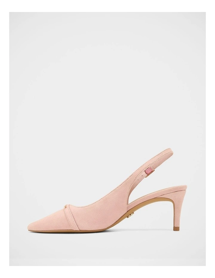Luca Suede Leather Slingback in Pink image 6