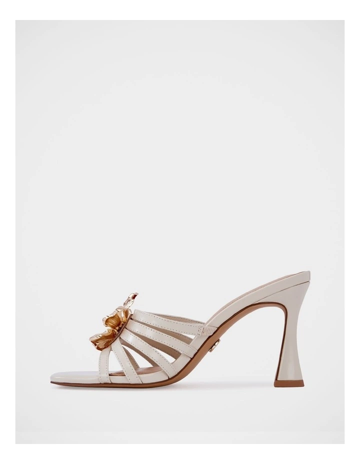 Yancy Leather Sandals in Optic White image 6