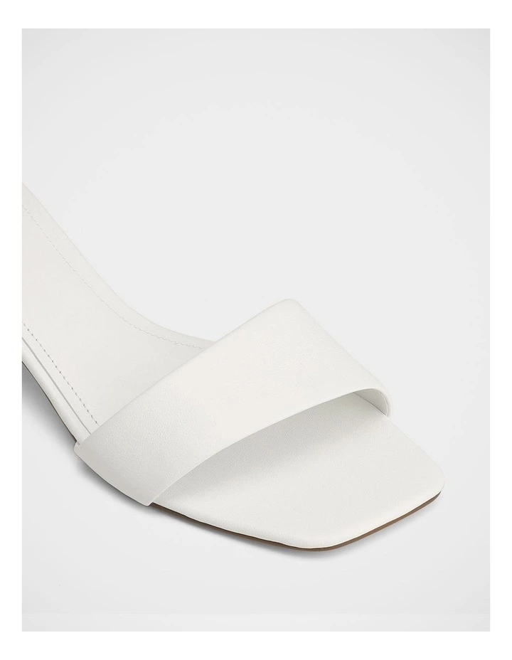 Kylo Leather Sandals in White image 3