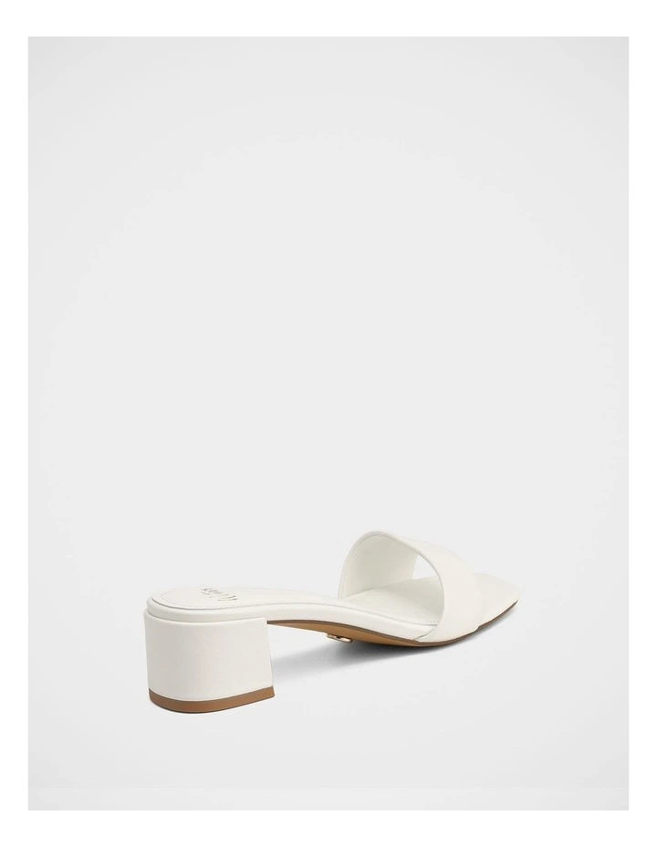 Kylo Leather Sandals in White image 4