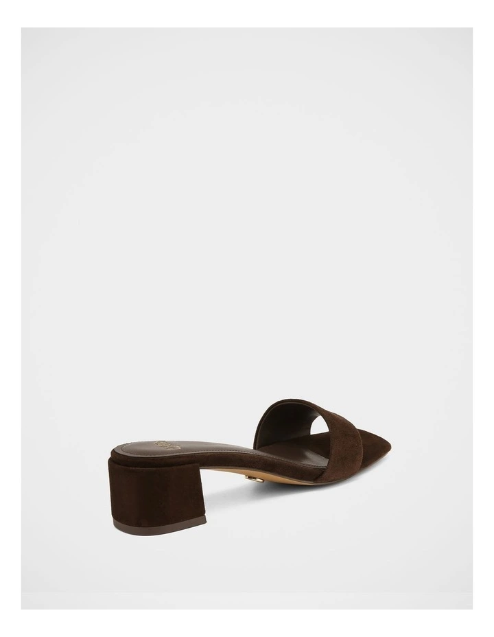Kylo Suede Leather Sandals in Espresso image 4