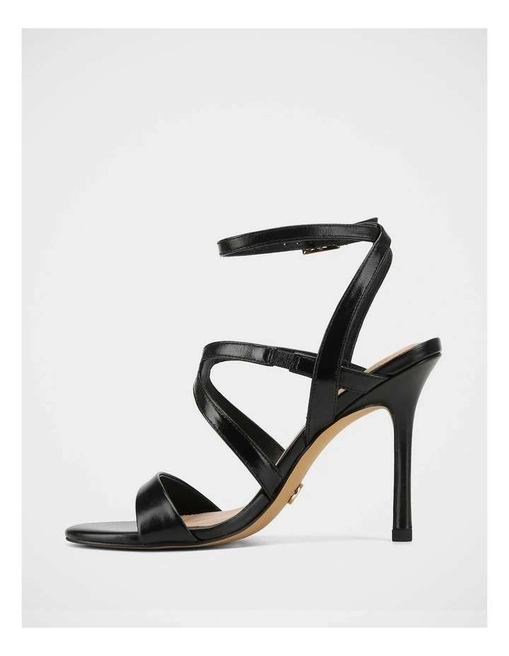 Uma Leather Sandals in Black image 6