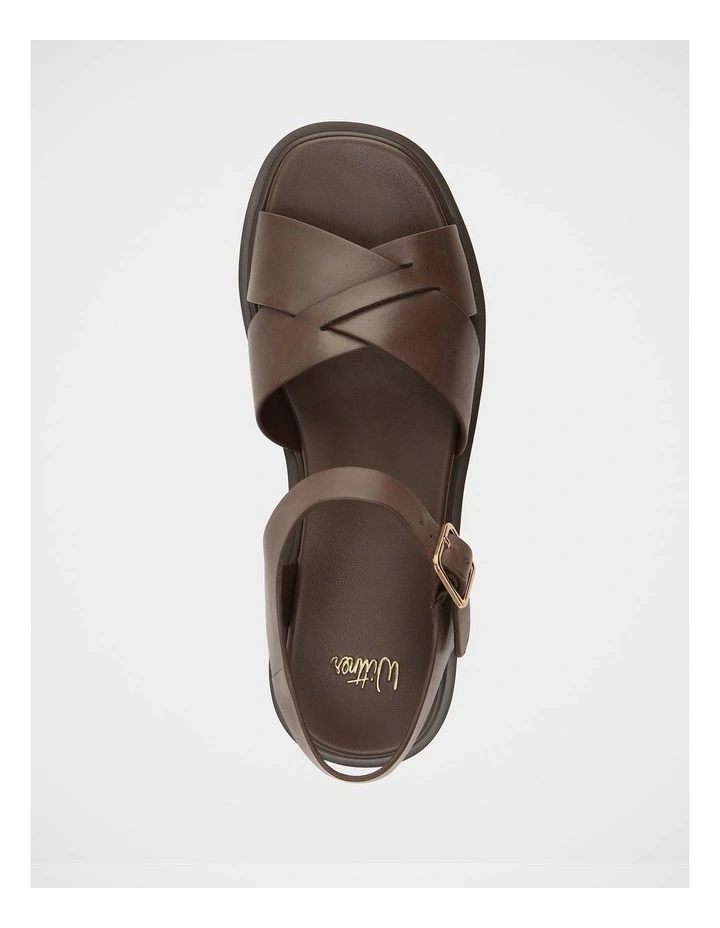 Austen Leather Sandals in Dark Brown image 5