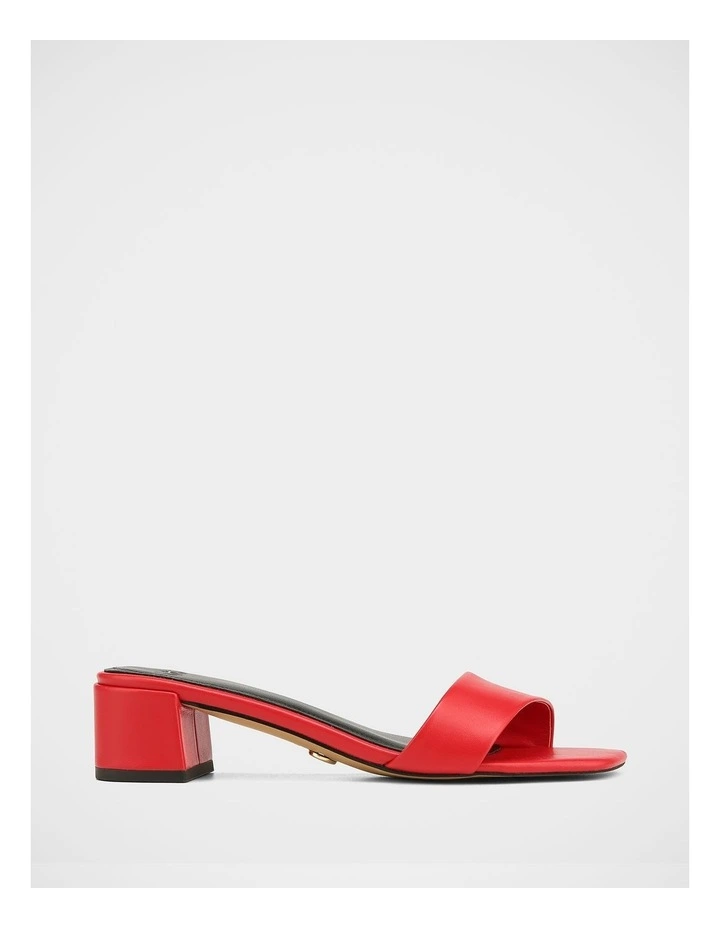 Kylo Leather Sandals in Red image 1