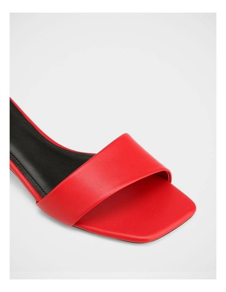 Kylo Leather Sandals in Red image 3