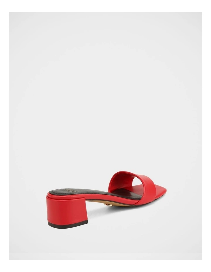 Kylo Leather Sandals in Red image 4