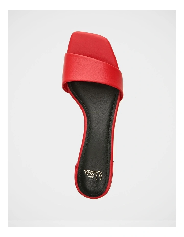 Kylo Leather Sandals in Red image 5