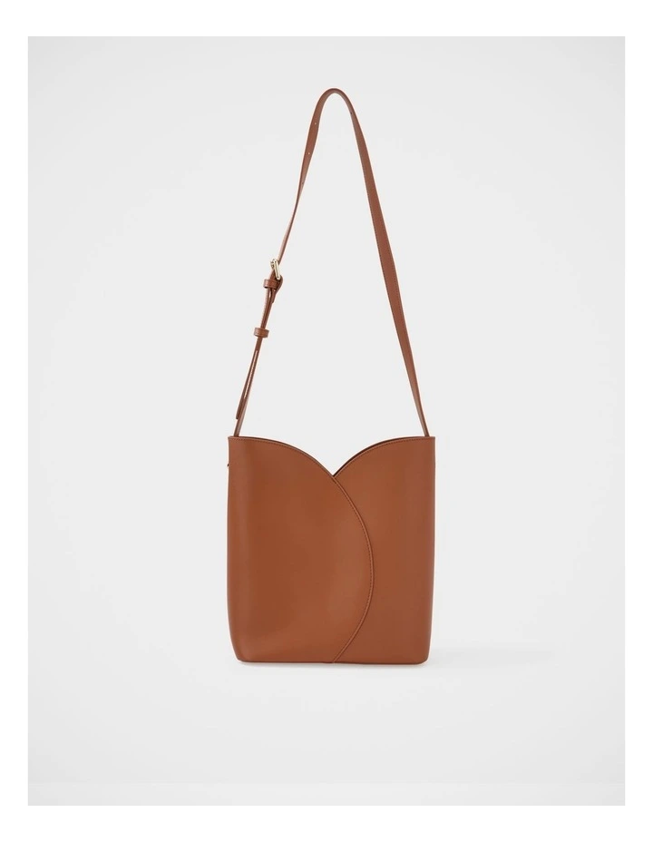 Hayes Leather Shoulder Bag in Tan image 1