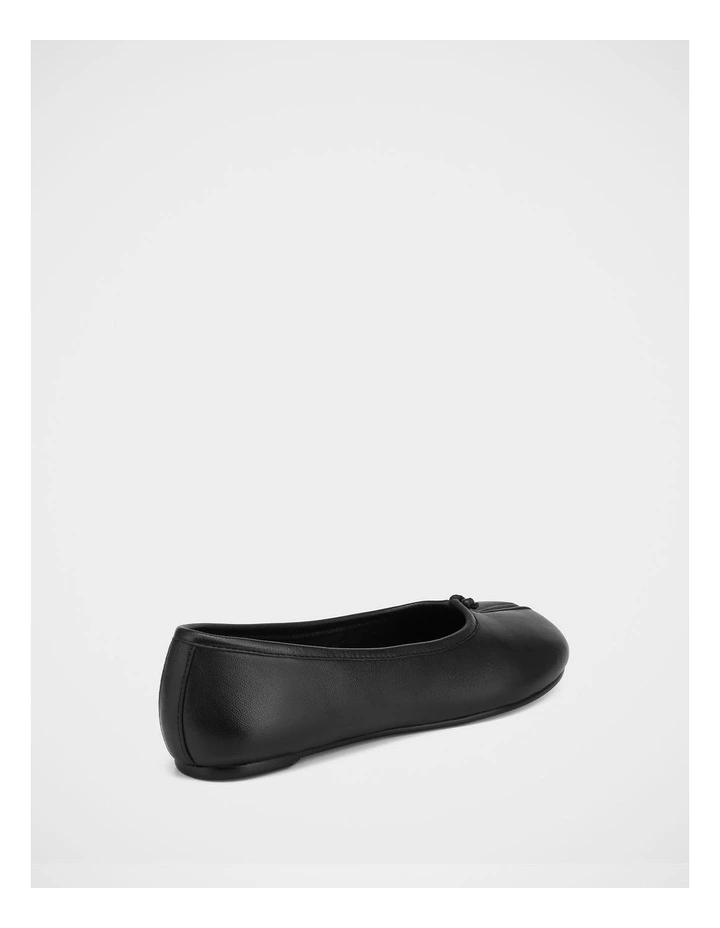 Byron Leather Tabi in Black image 4